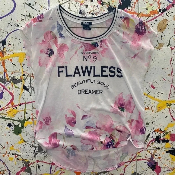 DEB Floral ‘Flawless’ Tee Shirt 💐 - Picture 1 of 3